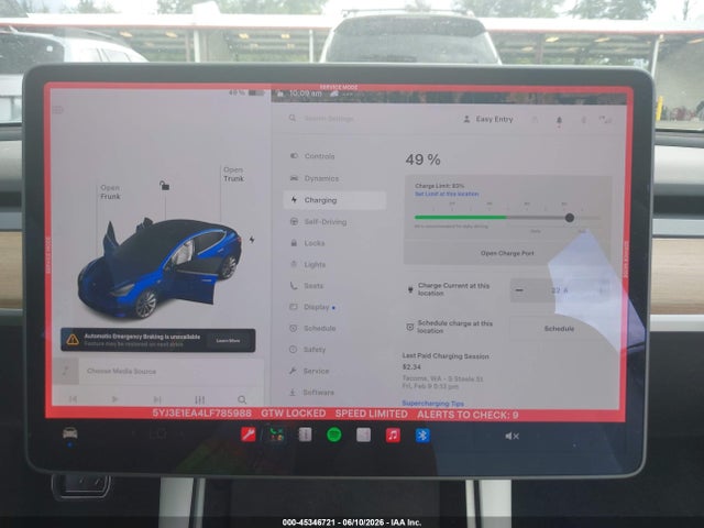 Продажа на аукционе авто 2020 Tesla Model 3 Standard Range Plus Rear-wheel Drive/standard Range Rear-wheel Drive, vin: 5YJ3E1EA4LF785988, номер лота: 45346721
