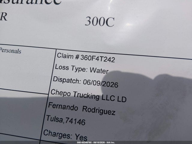 45346765 :رقم المزاد ، 2C3CA6CT6AH125962 vin ، 2010 Chrysler 300c Hemi مزاد بيع