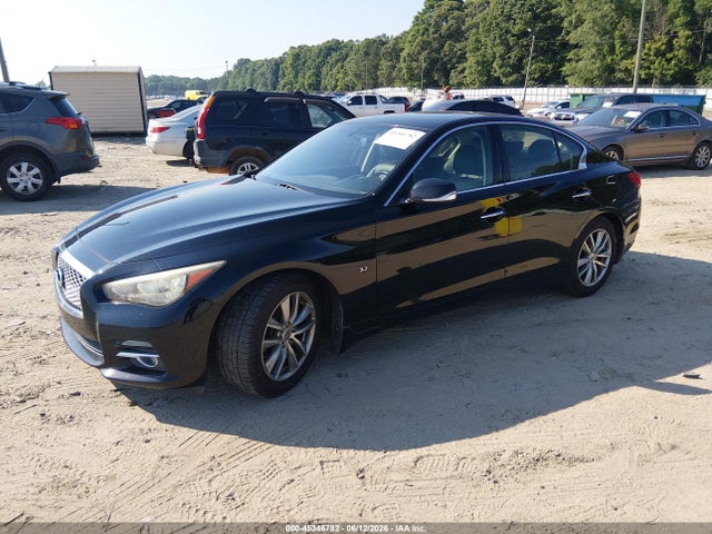 2014 Infiniti Q50 Premium მანქანა იყიდება აუქციონზე, vin: JN1BV7AP5EM681113, აუქციონის ნომერი: 45346782