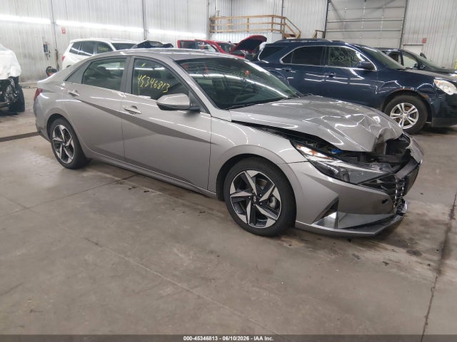 45346813 :رقم المزاد ، KMHLP4AG3NU217596 vin ، 2022 Hyundai Elantra Limited مزاد بيع