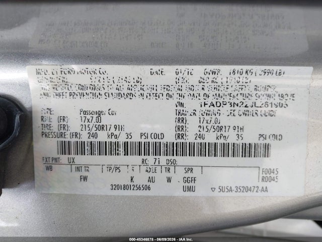 Aukcja sprzedaży 2018 Ford Focus Titanium, vin: 1FADP3N22JL261905, numer aukcji: 45346878