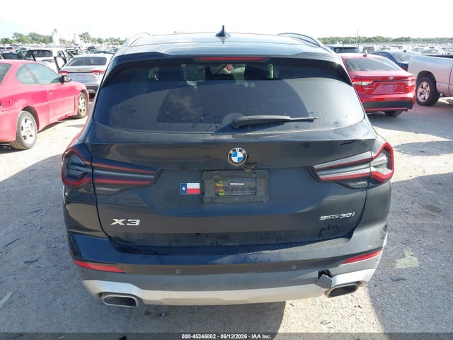 2022 Bmw X3 Sdrive30i მანქანა იყიდება აუქციონზე, vin: 5UX43DP04N9M44473, აუქციონის ნომერი: 45346882