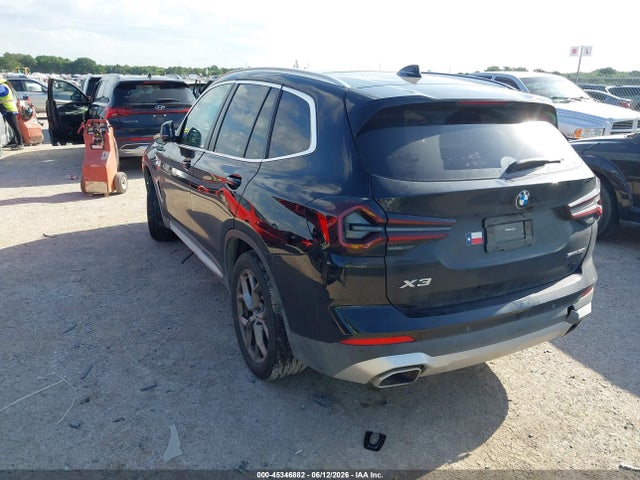 2022 Bmw X3 Sdrive30i მანქანა იყიდება აუქციონზე, vin: 5UX43DP04N9M44473, აუქციონის ნომერი: 45346882