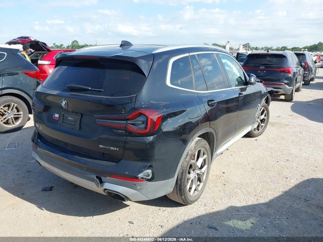 2022 Bmw X3 Sdrive30i მანქანა იყიდება აუქციონზე, vin: 5UX43DP04N9M44473, აუქციონის ნომერი: 45346882