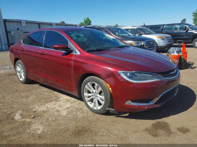 2015 Chrysler 200 Limited მანქანა იყიდება აუქციონზე, vin: 1C3CCCAB8FN575209, აუქციონის ნომერი: 45346933