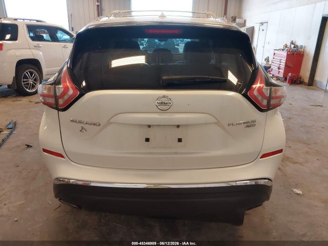 Продажа на аукционе авто 2015 Nissan Murano Platinum/s/sl/sv, vin: 5N1AZ2MH7FN216568, номер лота: 45346989