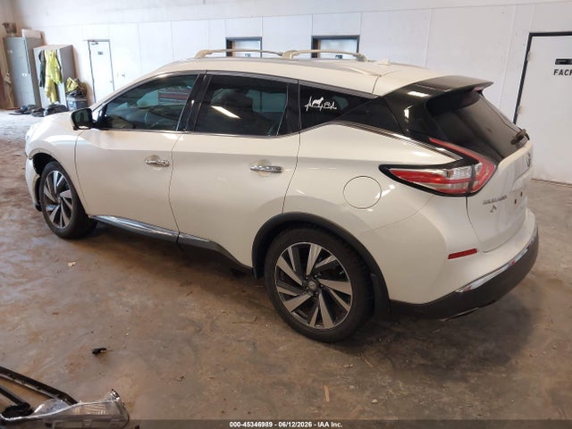 Продажа на аукционе авто 2015 Nissan Murano Platinum/s/sl/sv, vin: 5N1AZ2MH7FN216568, номер лота: 45346989