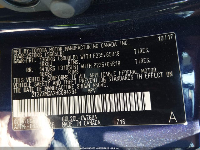 Lexus RX 350 2017 2T2ZZMCA2HC084294 Image 9