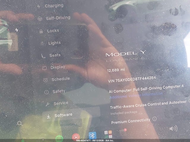 Продажа на аукционе авто 2026 Tesla Model Y Premium Rear-wheel Drive/rear-wheel Drive, vin: 7SAYGDED8TF444284, номер лота: 45347471