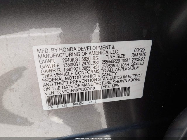 Acura Mdx Technology Package 2023 5J8YE1H4XPL037410 Image 9