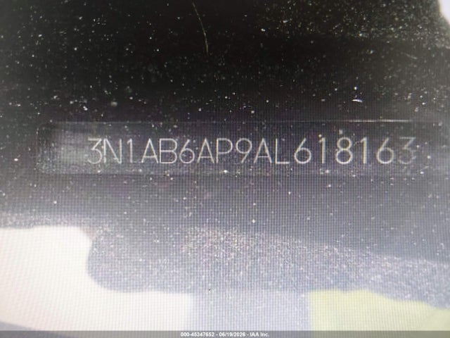 45347652 :رقم المزاد ، 3N1AB6AP9AL618163 vin ، 2010 Nissan Sentra 2.0s مزاد بيع