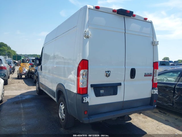2018 Ram Promaster 2500 High Roof 136 Wb მანქანა იყიდება აუქციონზე, vin: 3C6TRVCG7JE119012, აუქციონის ნომერი: 45347815