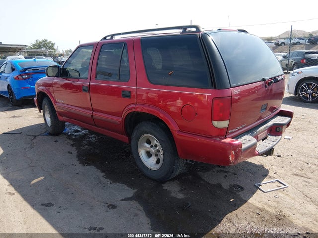 Aukcja sprzedaży 2001 Chevrolet Blazer Trailblazer, vin: 1GNCS13W112145090, numer aukcji: 45347872