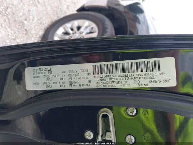 Продажа на аукционе авто 2015 Ram 1500 Big Horn, vin: 1C6RR7LG3FS741620, номер лота: 45347950