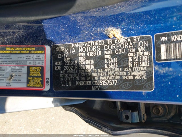 KNDCB3LC0J5157577 KIA NIRO LX