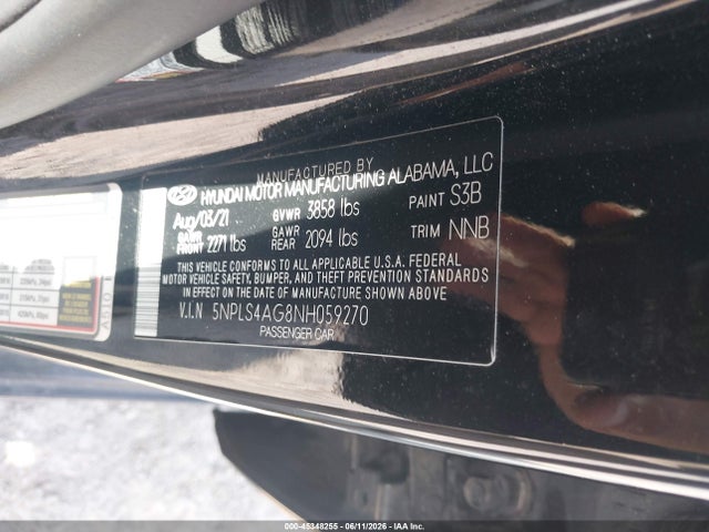 Hyundai ELANTRA SEL 2022 5NPLS4AG8NH059270 Image 9