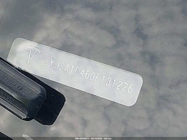 Aukcja sprzedaży 2016 Tesla Model S 90d/p100d/p85d/p90d, vin: 5YJSA1E46GF131226, numer aukcji: 45348311