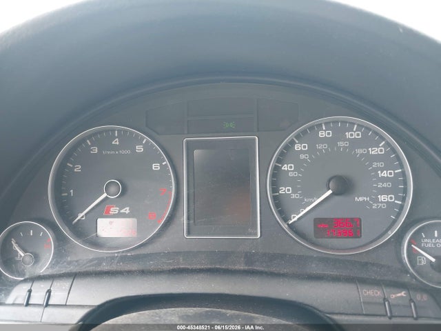 2004 Audi S4 4.2 მანქანა იყიდება აუქციონზე, vin: WAUPL68E94A123026, აუქციონის ნომერი: 45348521