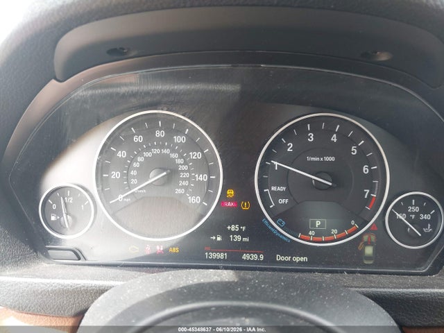 2015 Bmw 335i Xdrive მანქანა იყიდება აუქციონზე, vin: WBA3B9C58FF588848, აუქციონის ნომერი: 45348637
