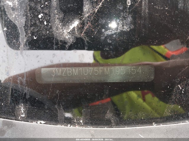 45348659 :رقم المزاد ، 3MZBM1U75FM195154 vin ، 2015 Mazda Mazda3 I Sport مزاد بيع