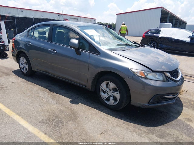45348755 :رقم المزاد ، 19XFB2F56DE237107 vin ، 2013 Honda Civic Lx مزاد بيع