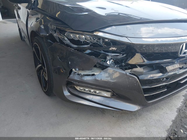 45348779 :رقم المزاد ، 1HGCV1F37JA132434 vin ، 2018 Honda Accord Sport مزاد بيع