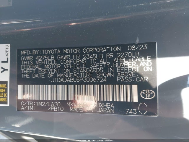 Toyota Prius Limited Awd-e 2023 JTDADABU5P3006724 Image 9