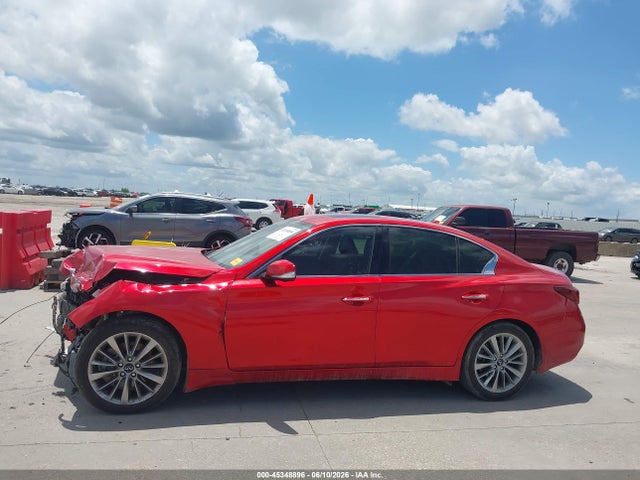 2021 Infiniti Q50 Luxe მანქანა იყიდება აუქციონზე, vin: JN1EV7BP3MM701370, აუქციონის ნომერი: 45348896