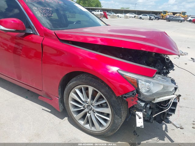 2021 Infiniti Q50 Luxe მანქანა იყიდება აუქციონზე, vin: JN1EV7BP3MM701370, აუქციონის ნომერი: 45348896