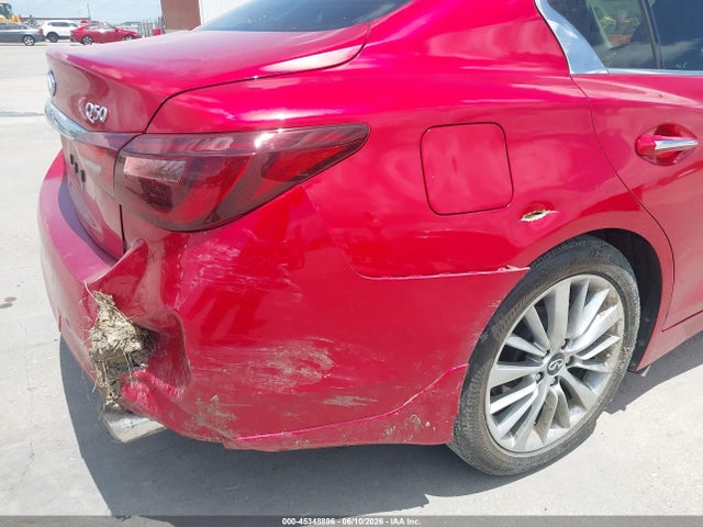 2021 Infiniti Q50 Luxe მანქანა იყიდება აუქციონზე, vin: JN1EV7BP3MM701370, აუქციონის ნომერი: 45348896
