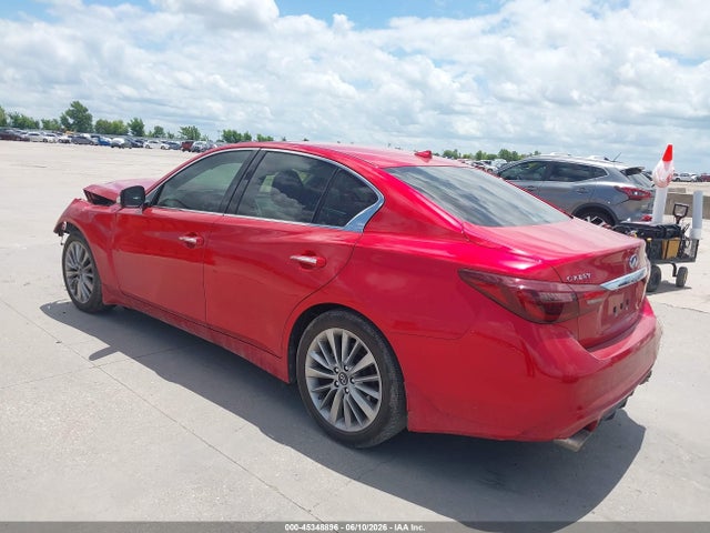 2021 Infiniti Q50 Luxe მანქანა იყიდება აუქციონზე, vin: JN1EV7BP3MM701370, აუქციონის ნომერი: 45348896