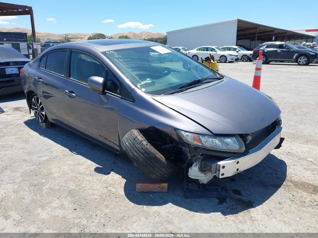 45348938 :رقم المزاد ، 19XFB2F82FE235724 vin ، 2015 Honda Civic Ex مزاد بيع