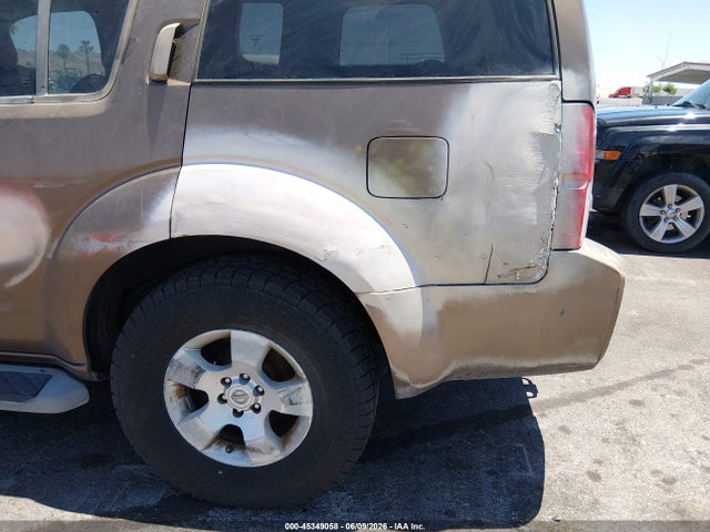 Aukcja sprzedaży 2005 Nissan Pathfinder Se, vin: 5N1AR18W35C744783, numer aukcji: 45349058