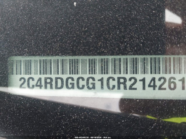 Aukcja sprzedaży 2012 Dodge Grand Caravan Sxt, vin: 2C4RDGCG1CR214261, numer aukcji: 45349130