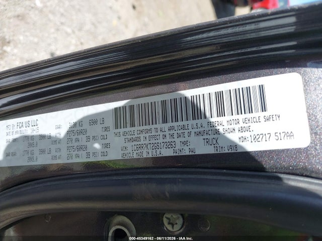 2016 Ram 1500 Express მანქანა იყიდება აუქციონზე, vin: 1C6RR7KT2GS173263, აუქციონის ნომერი: 45349162