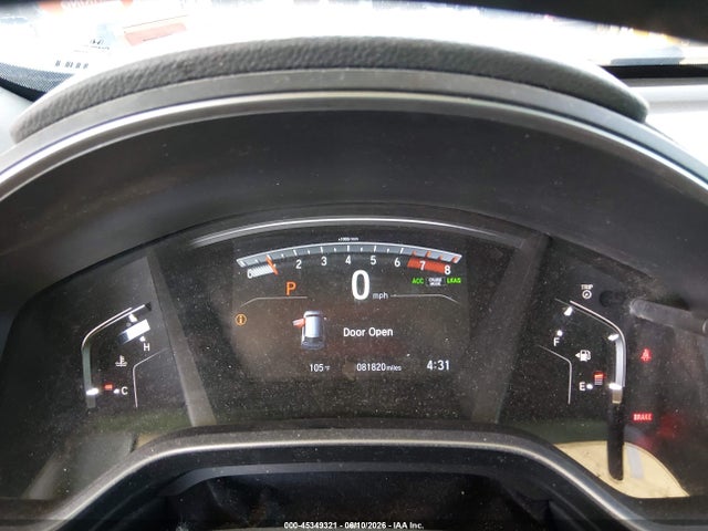 7FARW1H82KE009622 Honda Cr-v Ex-l