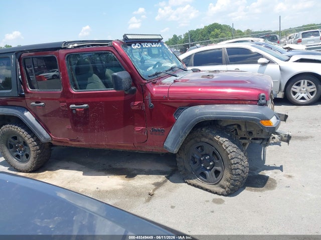 Продажа на аукционе авто 2022 Jeep Wrangler Unlimited Sport 4x4, vin: 1C4HJXDGXNW151884, номер лота: 45349449