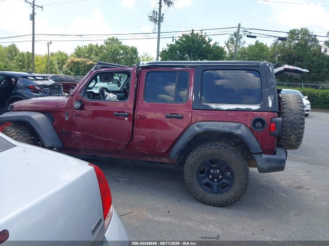 Продажа на аукционе авто 2022 Jeep Wrangler Unlimited Sport 4x4, vin: 1C4HJXDGXNW151884, номер лота: 45349449