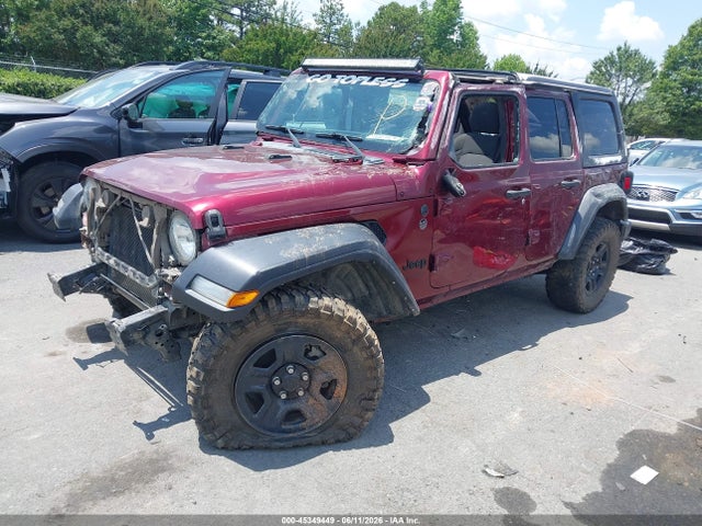 Продажа на аукционе авто 2022 Jeep Wrangler Unlimited Sport 4x4, vin: 1C4HJXDGXNW151884, номер лота: 45349449