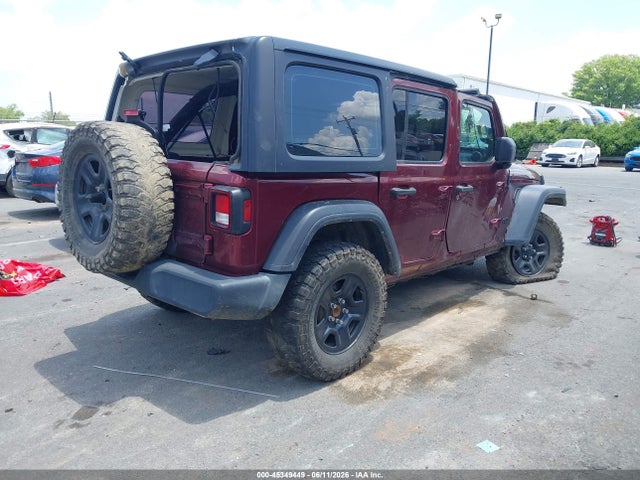 Продажа на аукционе авто 2022 Jeep Wrangler Unlimited Sport 4x4, vin: 1C4HJXDGXNW151884, номер лота: 45349449