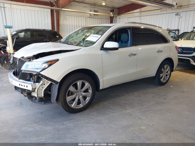45349483 :رقم المزاد ، 5FRYD4H96GB047691 vin ، 2016 Acura Mdx Advance   Entertainment Packages/advance Package مزاد بيع