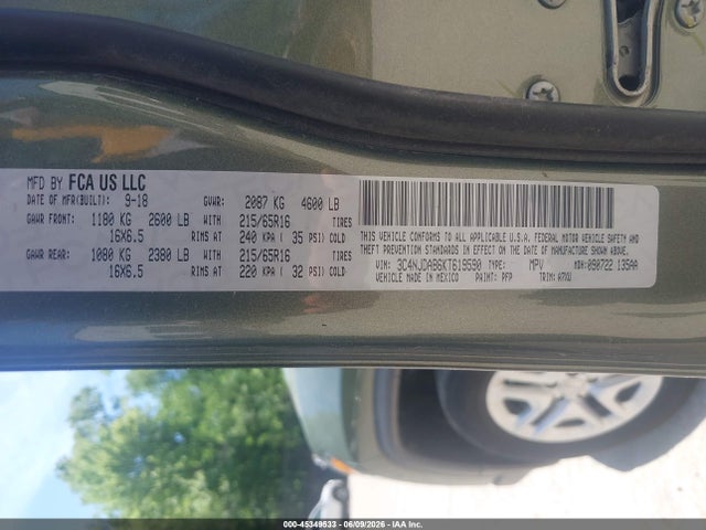 Jeep Compass Sport 4x4 2019 3C4NJDAB6KT619590 Image 9