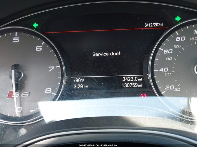 2014 Audi S6 4.0t Prestige მანქანა იყიდება აუქციონზე, vin: WAUF2AFC5EN009005, აუქციონის ნომერი: 45349549