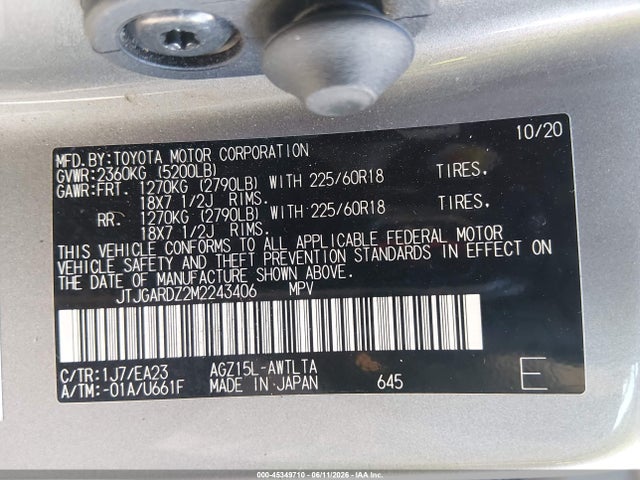 Lexus NX 300 2021 JTJGARDZ2M2243406 Image 9