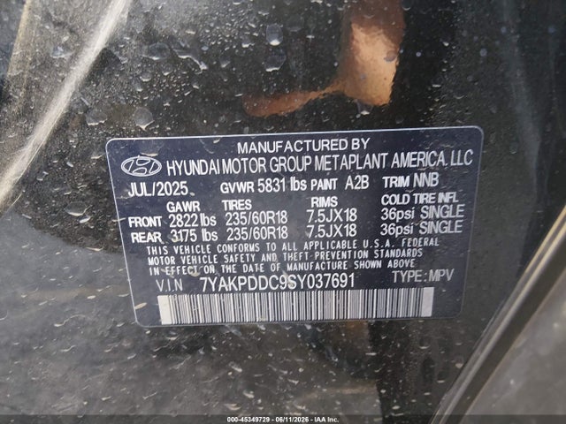 Hyundai Ioniq 5 Xrt 2025 7YAKPDDC9SY037691 Image 9