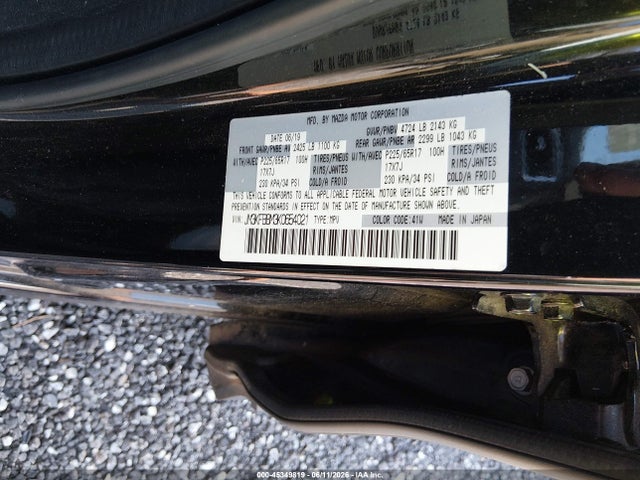 Aukcja sprzedaży 2019 Mazda Cx-5 Sport, vin: JM3KFBBM3K0654021, numer aukcji: 45349819