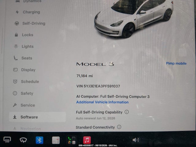 Tesla Model 3 Rear-wheel Drive 2023 5YJ3E1EA3PF591037 Image 7