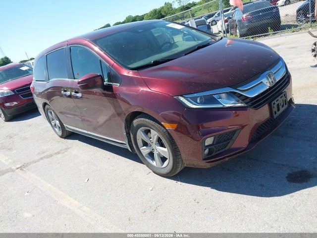 45350081 :رقم المزاد ، 5FNRL6H76JB028763 vin ، 2018 Honda Odyssey Ex-l مزاد بيع