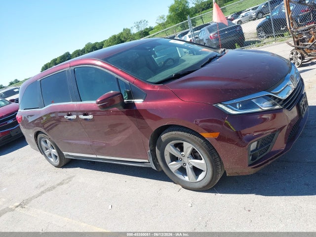 45350081 :رقم المزاد ، 5FNRL6H76JB028763 vin ، 2018 Honda Odyssey Ex-l مزاد بيع