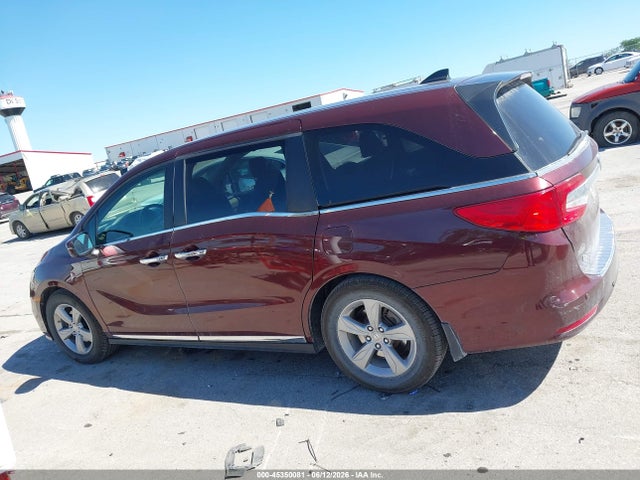 45350081 :رقم المزاد ، 5FNRL6H76JB028763 vin ، 2018 Honda Odyssey Ex-l مزاد بيع